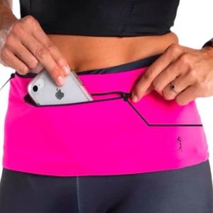 Hips-sister Left Coast Running Belt for Women Designed 5" Spandex size 14 to 20
